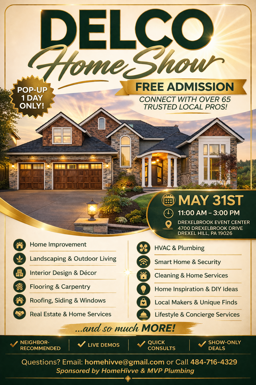 Delco Pop-up Home Show - Vendor Space